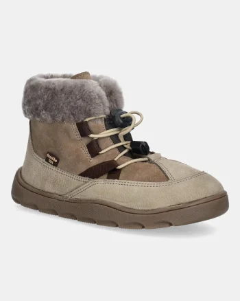 Froddo  ghete de zăpadă din piele pentru copii ZERU TEX COSY BAREFOOT