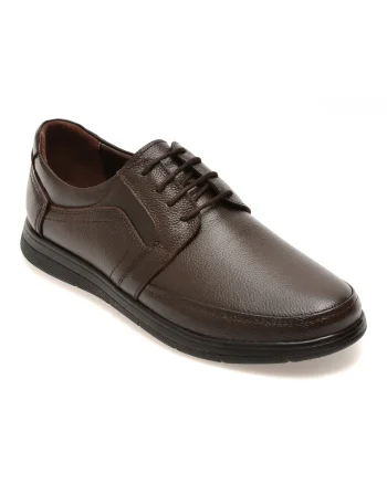 Pantofi BITE THE BULLET maro, BL901, din piele naturala