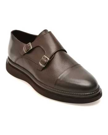 Pantofi eleganti OTTER maro, BR4443, din piele naturala