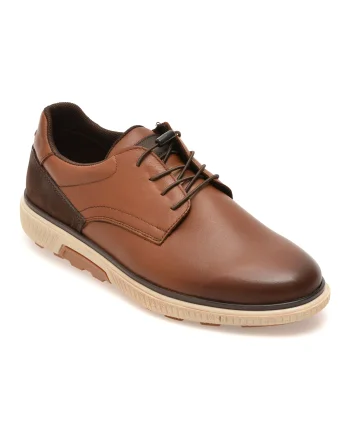 Pantofi OTTER maro, KC051, din piele naturala