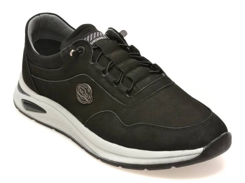 Pantofi sport BERLANTY bleumarin, BRT713, din nabuc