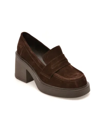 Mocasini GRYXX maro, 3772512, din piele intoarsa