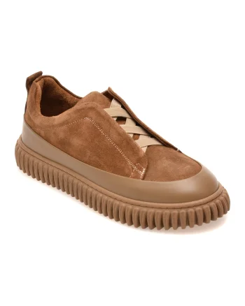 Pantofi GRYXX maro, 681751, din piele intoarsa