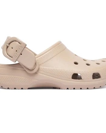 Saboti Crocs Classic Enamel Buckle Clog Bej - Dulcé