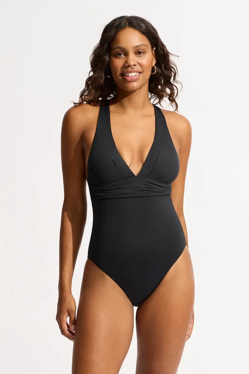 Seafolly  costum de baie dintr-o singură piesă pentru femei Cross Back