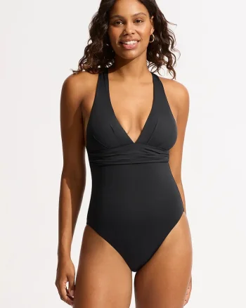 Seafolly  costum de baie dintr-o singură piesă pentru femei Cross Back