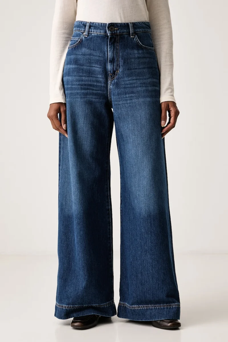 Weekend Max Mara  blugi wide leg pentru femei WKDCIRO