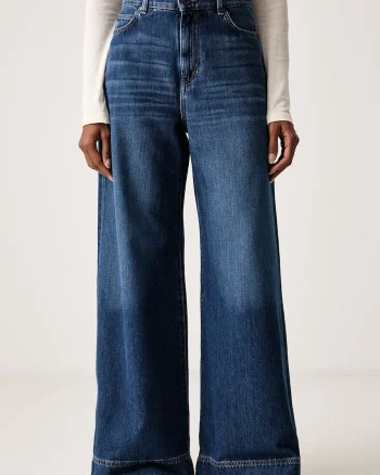Weekend Max Mara  blugi wide leg pentru femei WKDCIRO