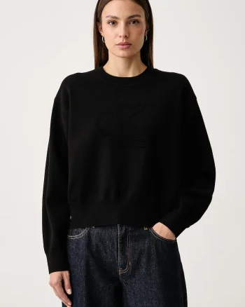 Calvin Klein Jeans  pulover pentru femei cu vâscoză
