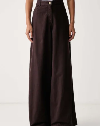 Sessun  blugi wide leg pentru femei DALT