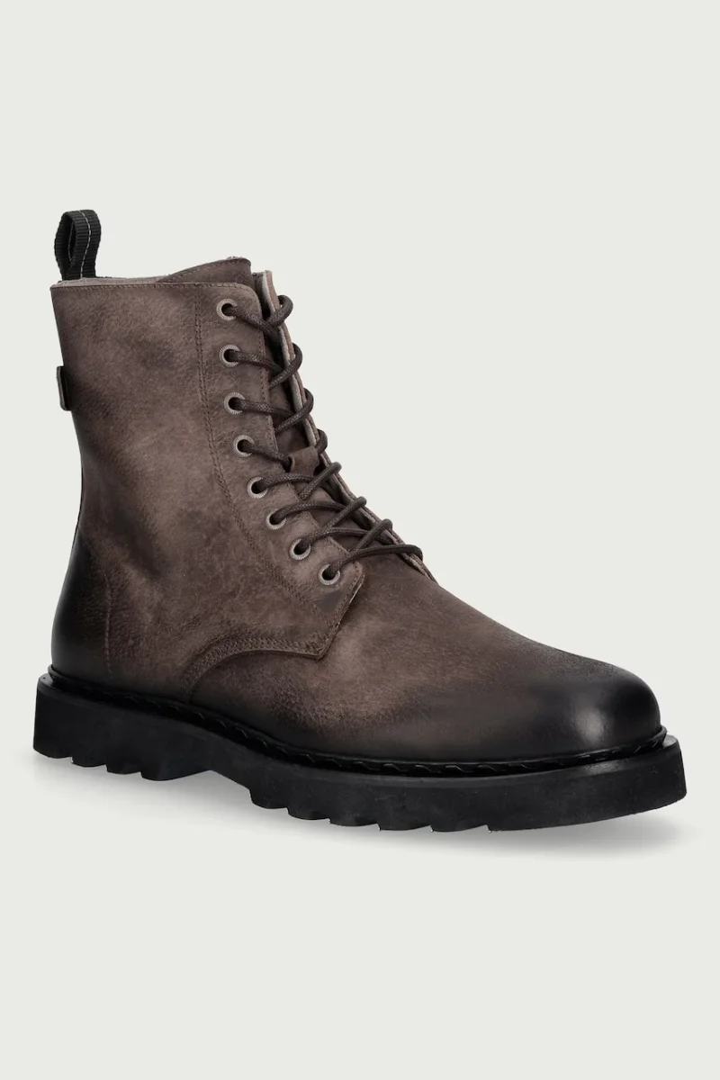 AllSaints  încălțăminte pentru bărbați din piele Skiff Military Boot