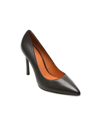 Pantofi eleganti EPICA negri, E19070, din piele naturala