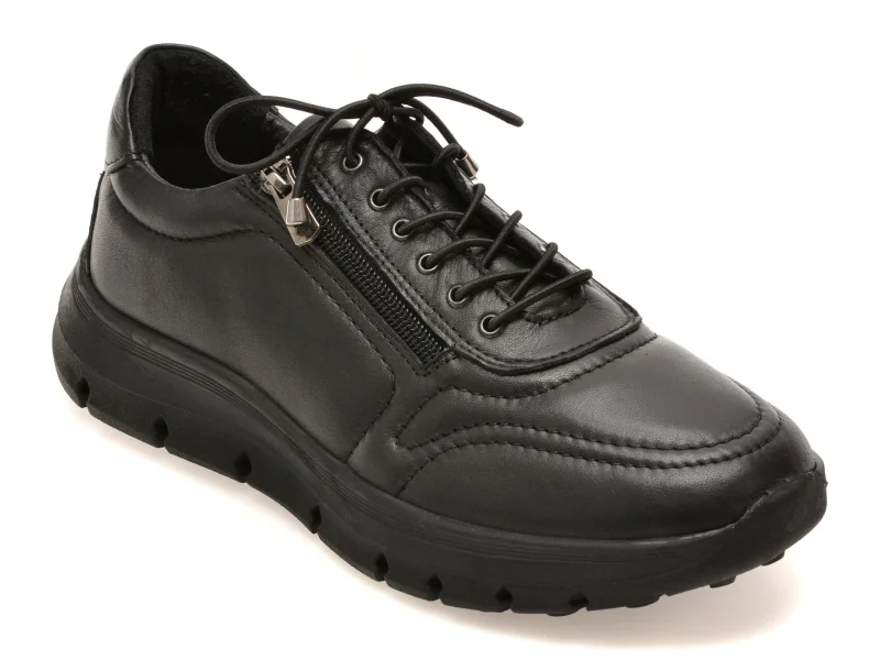 Pantofi sport FLAVIA PASSINI negri, EV2933, din piele naturala