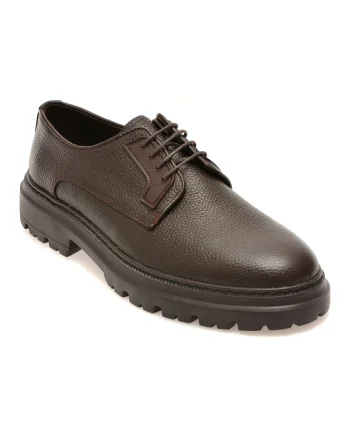 Pantofi BITE THE BULLET maro, BLE3344, din piele naturala