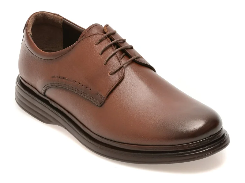 Pantofi eleganti BITE THE BULLET maro, FL500, din piele naturala