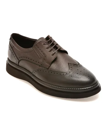 Pantofi eleganti OTTER maro, BR4504, din piele naturala
