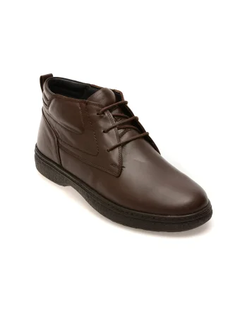 Ghete OTTER maro, SH8000, din piele naturala