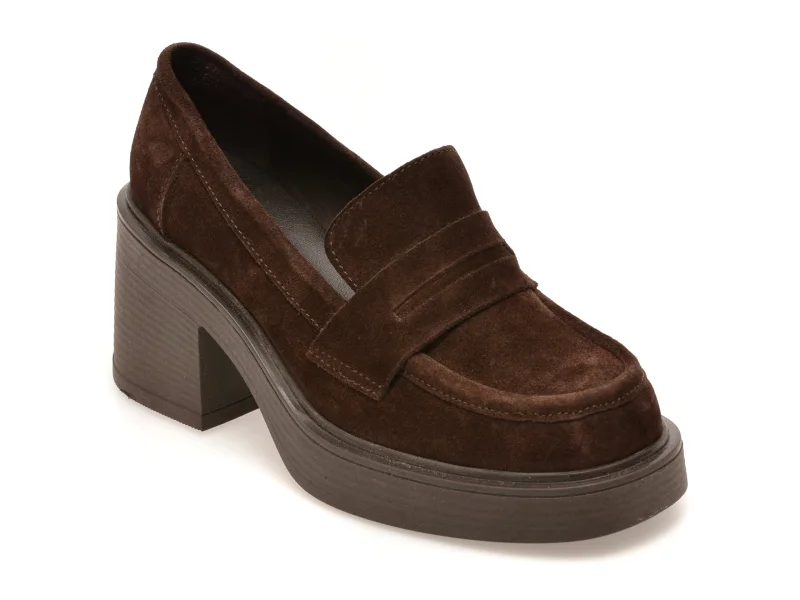 Mocasini GRYXX maro, 3772512, din piele intoarsa
