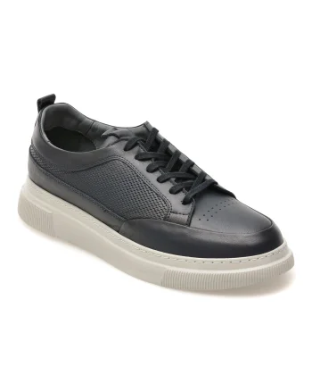 Pantofi sport BITE THE BULLET bleumarin, BS4253, din piele naturala