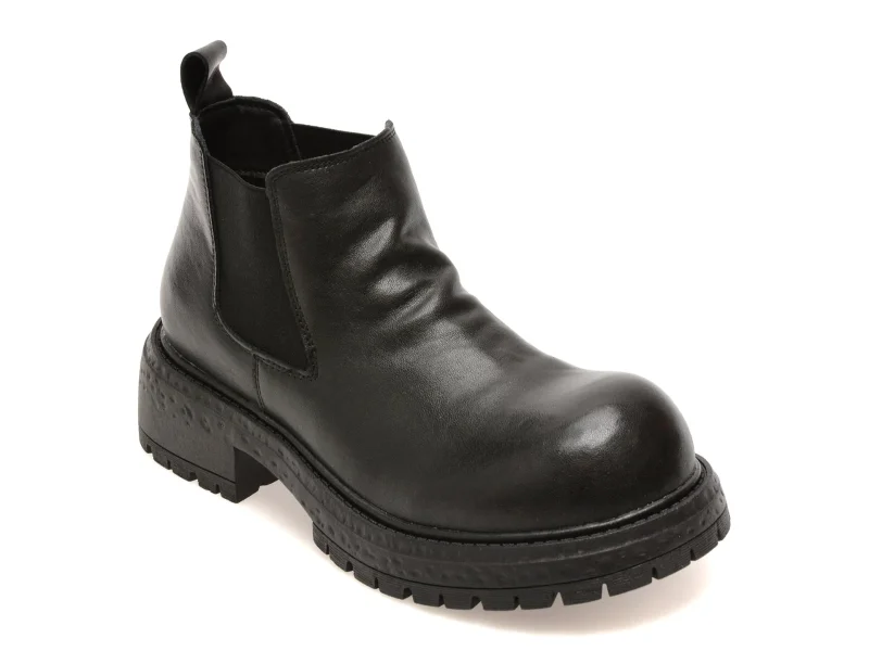 Ghete GRYXX negre, 2257, din piele naturala
