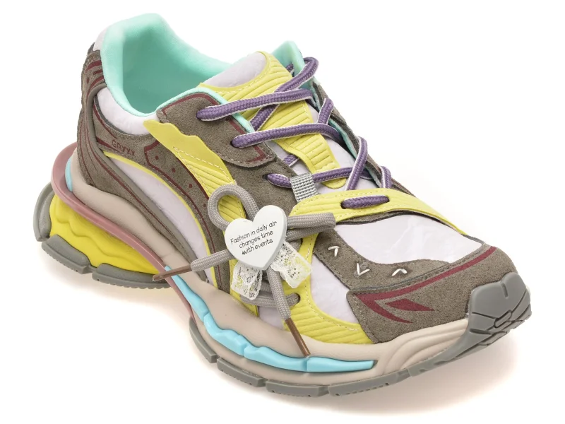 Pantofi sport GRYXX multicolor, 261701, din piele ecologica