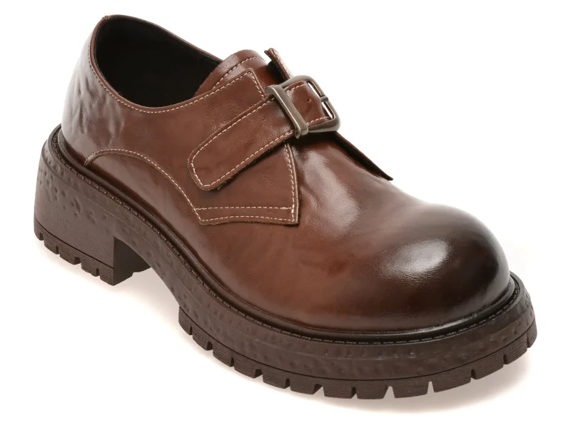 Pantofi GRYXX maro, 3577, din piele naturala