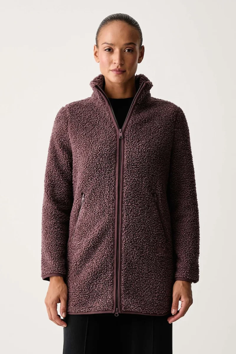 Jack Wolfskin  hanorac cu fermoar pentru femei HIGH CURL