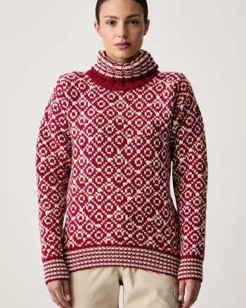 Devold  cu guler înalt din lână Svalbard Wool