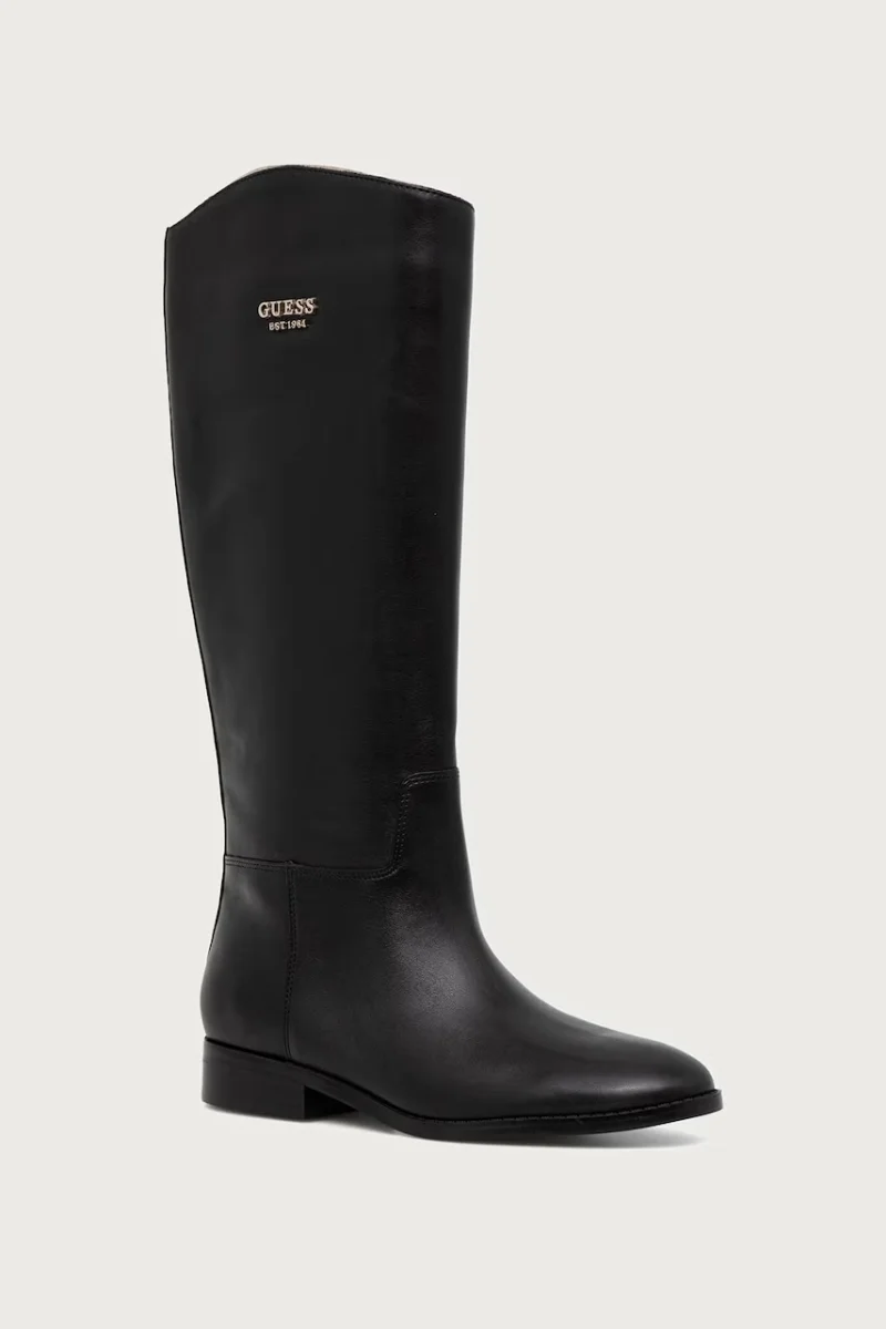 Guess  cizme cu toc plat pentru femei din piele NAURE