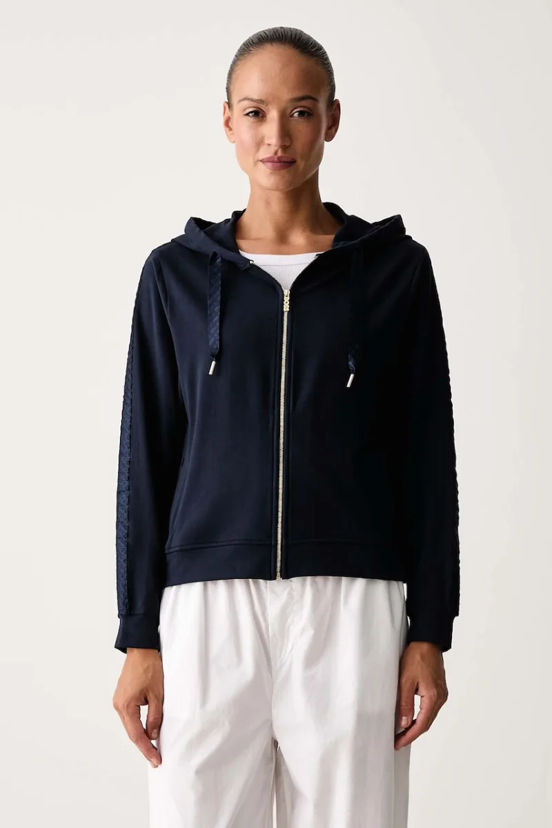 BOSS  hanorac de loungewear pentru femei cu modal PEACHY MONO_Jacket H