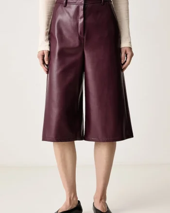Marella  pantaloni pentru femei din imitație de piele Emme by