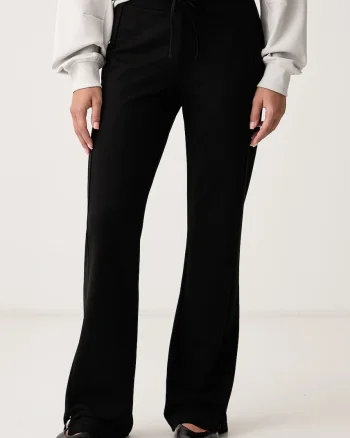 Karl Lagerfeld Jeans  pantaloni straight pentru femei cu vâscoză