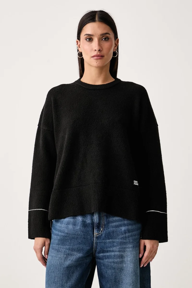 Karl Lagerfeld Jeans  pulover pentru femei cu lână