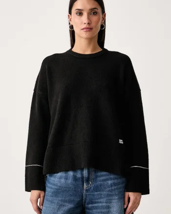 Karl Lagerfeld Jeans  pulover pentru femei cu lână