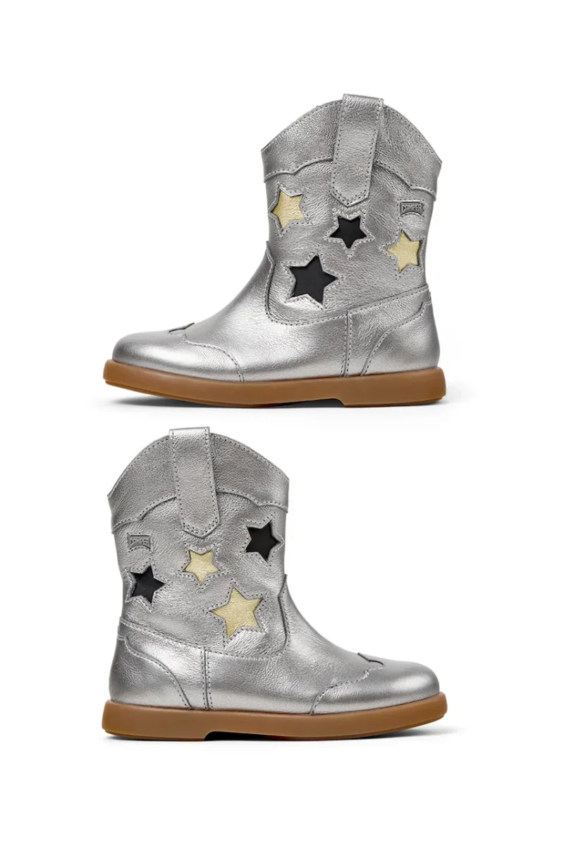Camper  cizme cowboy pentru copii din piele Duet TWS Kids
