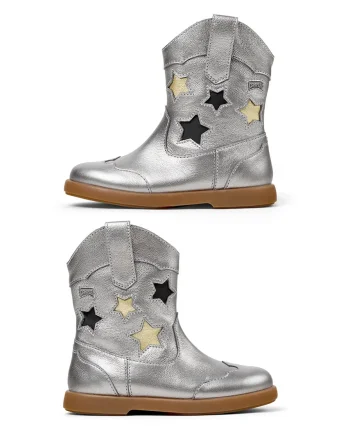 Camper  cizme cowboy pentru copii din piele Duet TWS Kids