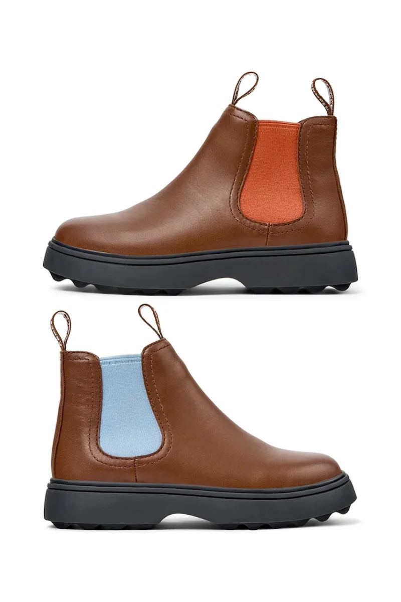 Camper  ghete scurte pentru copii din piele Norte TWS Kids