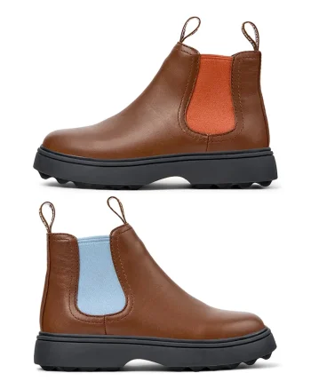 Camper  ghete scurte pentru copii din piele Norte TWS Kids