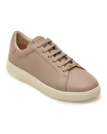 Pantofi sport GEOX bej, D663TA, din piele naturala