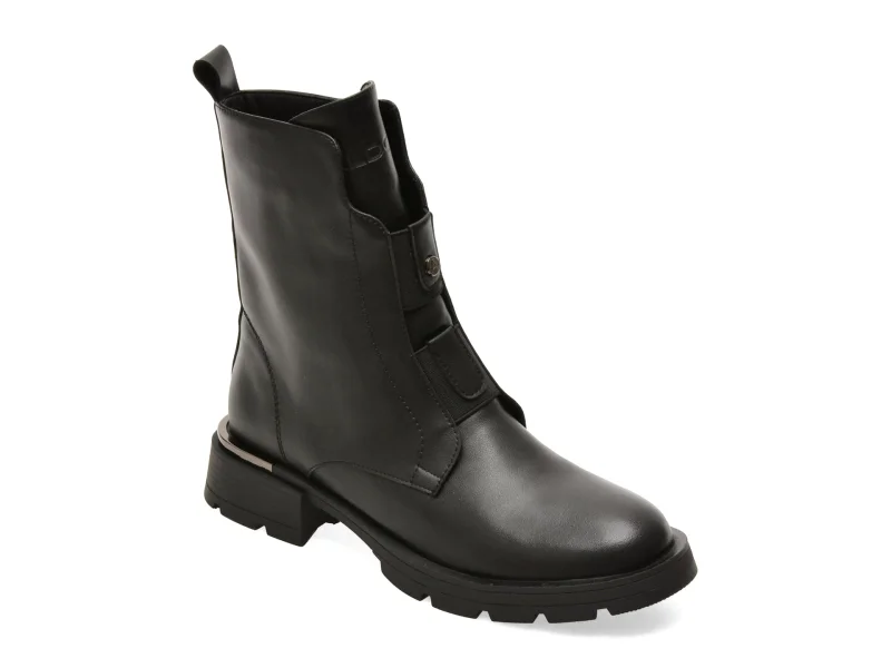 Ghete ALDO negre, 57402, din piele naturala