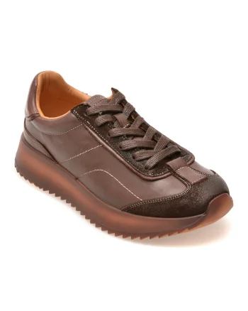 Pantofi sport EPICA maro, 261703, din piele naturala
