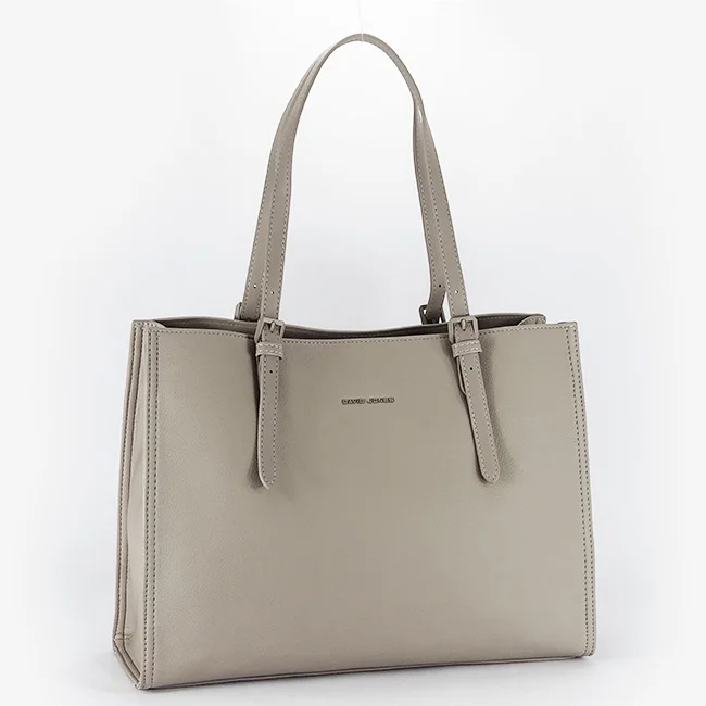 Geanta bej David Jones Paris de talie mare CM8234 M13