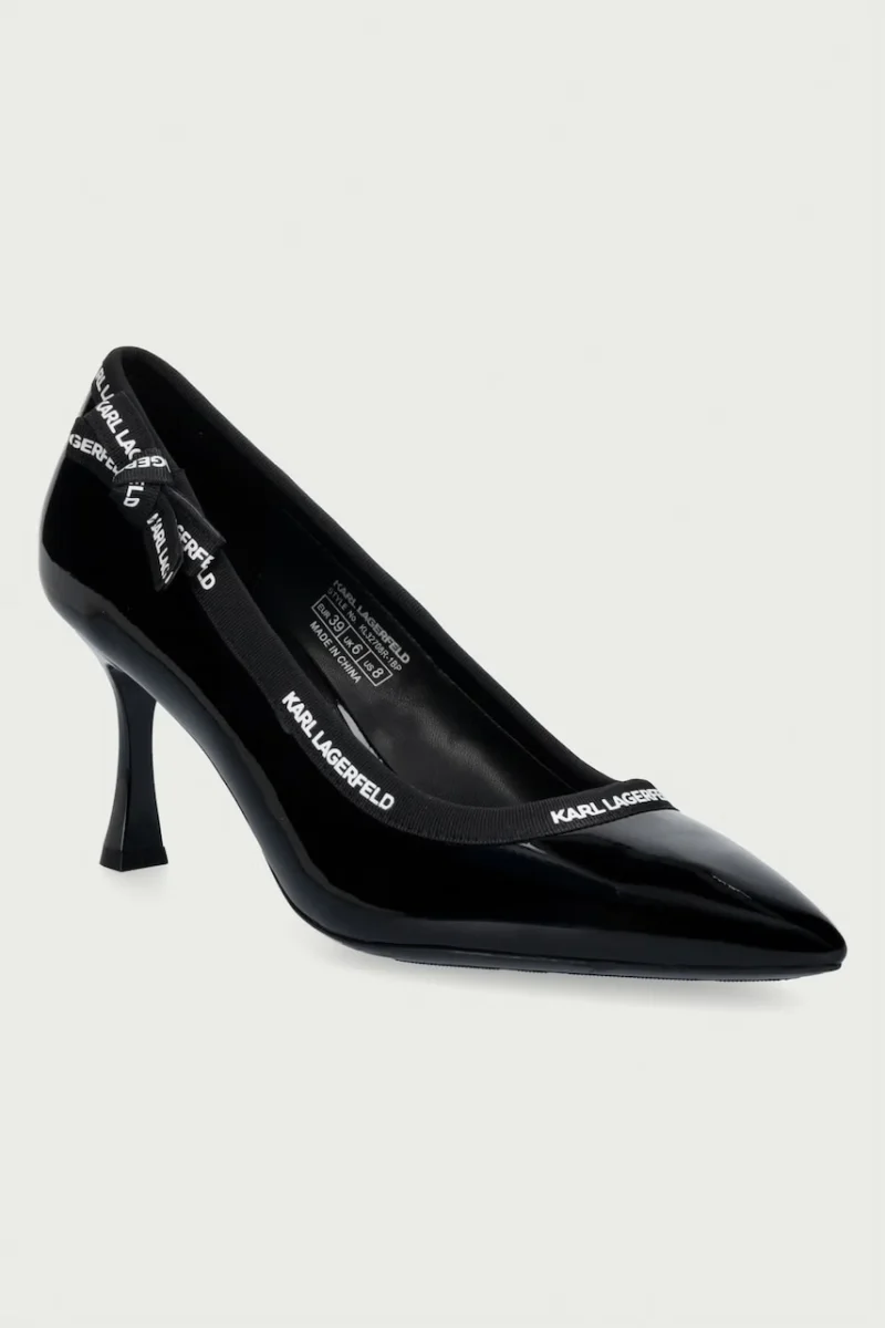 Karl Lagerfeld  pantofi cu toc stiletto din piele Sienna