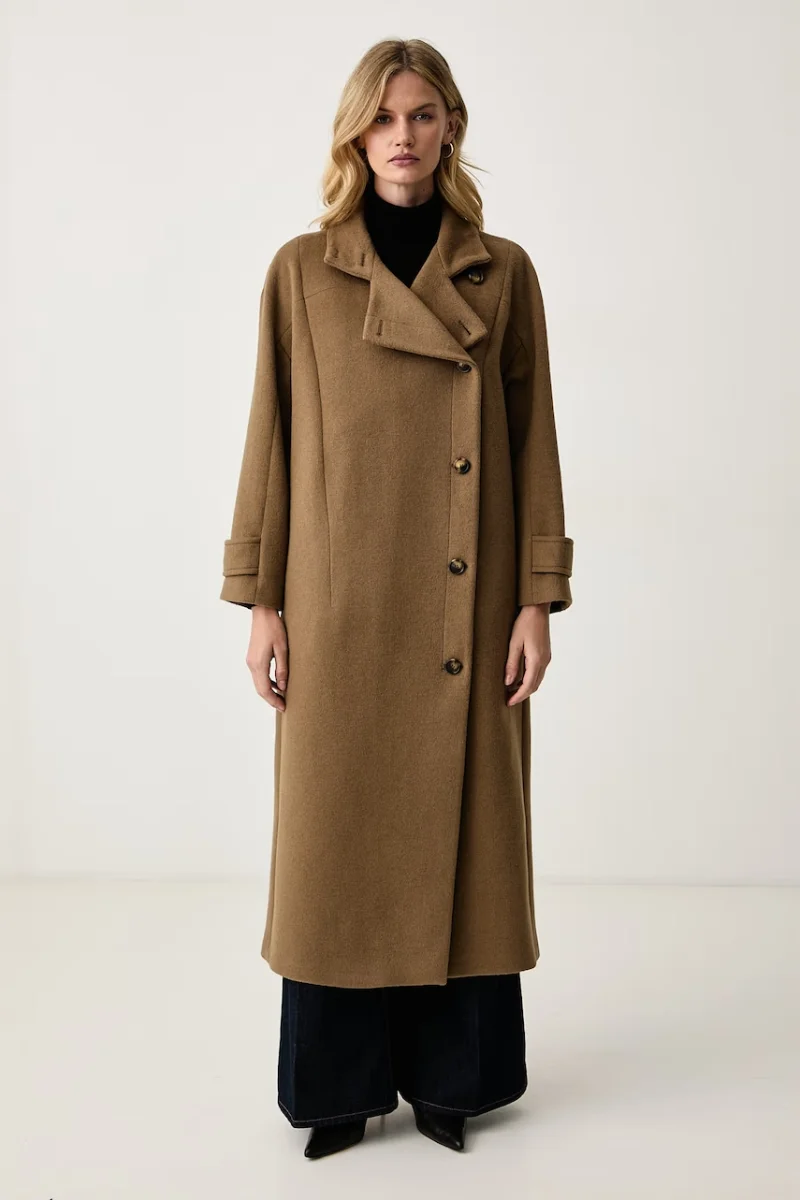 Trussardi  palton reversibil pentru femei cu lână