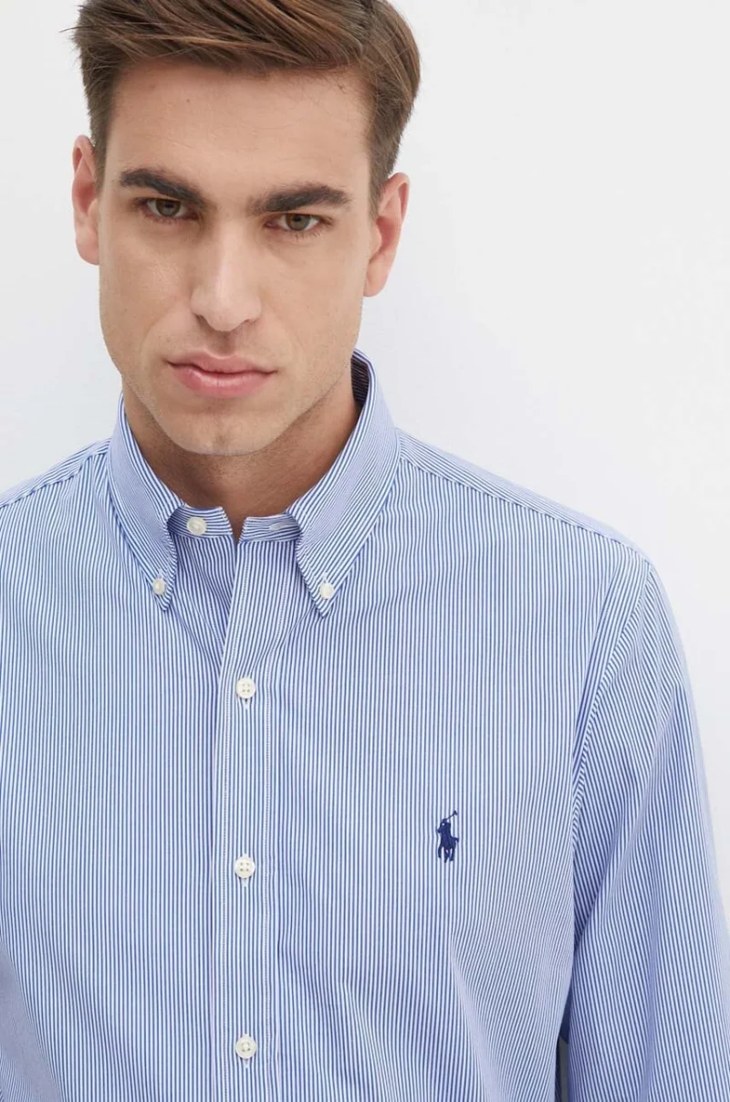 Polo Ralph Lauren  cămașă pentru bărbați din bumbac cu elastan