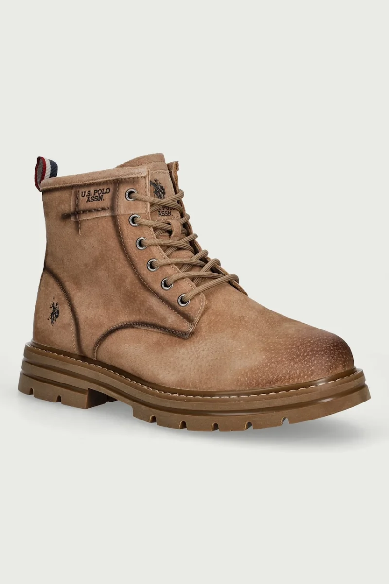 U.S. Polo Assn.  ghete de drumeție pentru bărbați din nubuck BERNY002A
