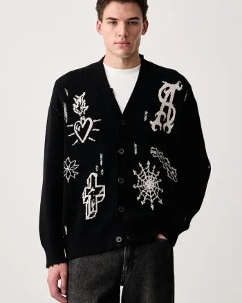 AllSaints  cardigan pentru bărbați din bumbac STAGED
