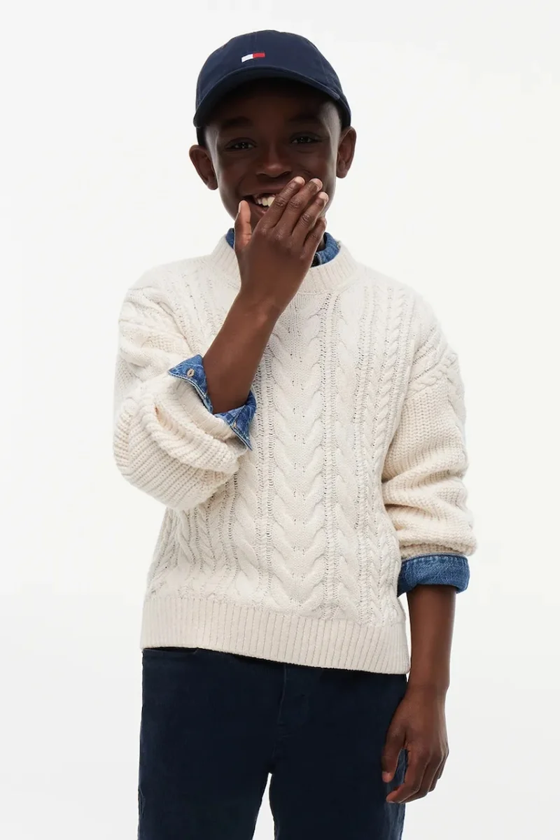 Tommy Hilfiger  pulover pentru copii cu bumbac