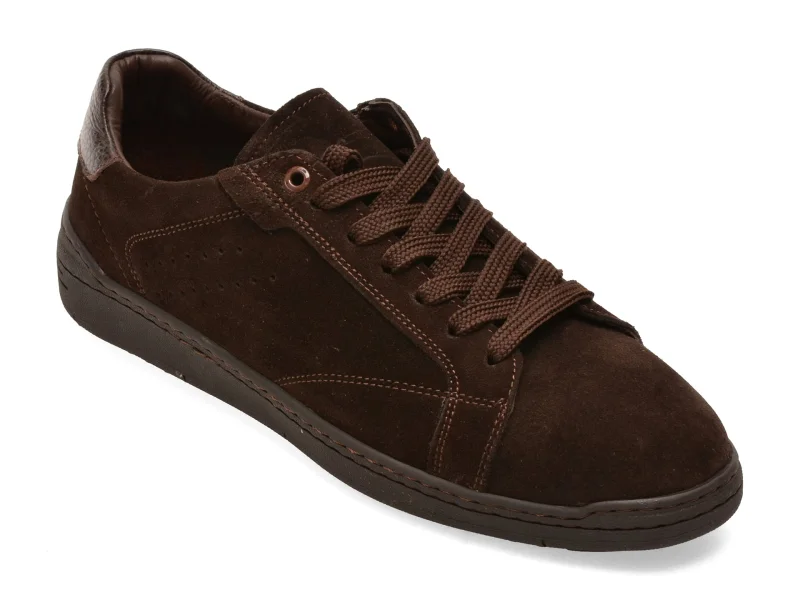 Pantofi sport GRYXX maro, 17777, din piele intoarsa