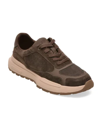 Pantofi sport GRYXX maro, QS912, din nabuc